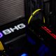 Игровой компьютер BHG. Предметная фотосъемка Светящиеся компоненты внутри игрового компьютера