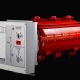 Трехпозиционные коммутационные аппараты с элегазовой изоляцией серии SL на черном фоне